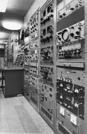An impressive array of transmitters and receivers